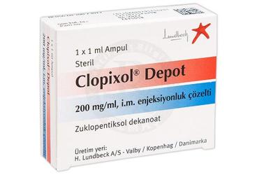 CLOPIXOL DEPOT 200 mg 1 ampül kutu görseli