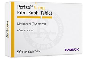 PERIZOL 5 mg film kaplı tablet (50 tablet) kutu görseli