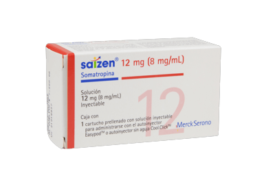 SAIZEN 12 mg/1.5 ml enjeksiyonluk çözelti içeren kartuş kutu görseli