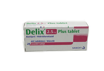 DELIX PLUS 2.5 mg 28 tablet kutu görseli