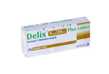 DELIX PLUS 5 mg 28 tablet kutu görseli