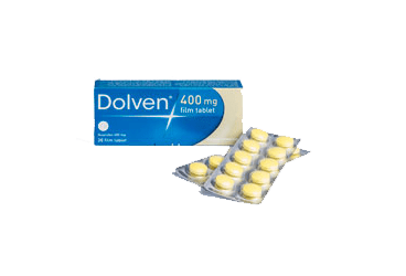 DOLVEN 400 mg 20 film tablet kutu görseli