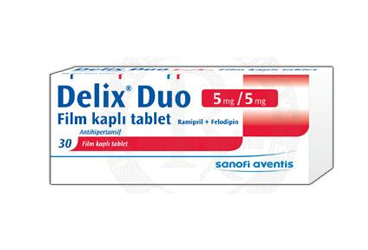 DELIX DUO 5 MG+5 mg 30 tablet kutu görseli