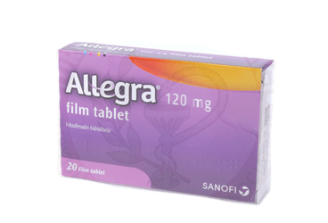 ALLEGRA 120 mg 20 film tablet { 8699809098664 } kutu görseli