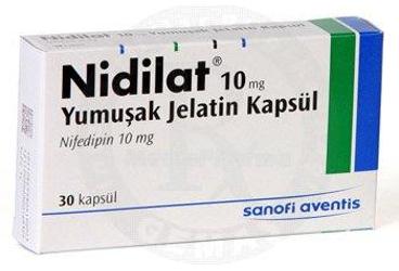 NIDILAT 10 mg 30 yumuşak kapsül kutu görseli