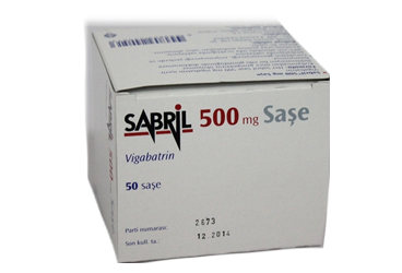 SABRIL 500 mg 50 saşe kutu görseli