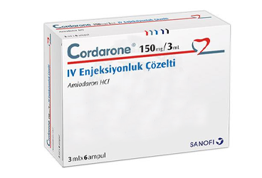 CORDARONE 150 mg 6 ampül {Sanofi} kutu görseli
