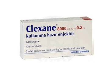 CLEXANE 8000 ANTI-XA IU/0.8 ml kull.hazır enjektör kutu görseli