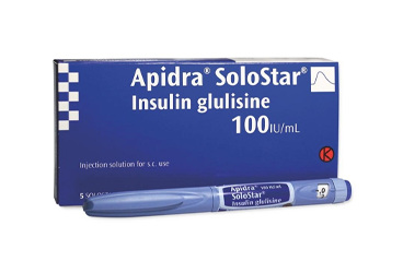 APIDRA 100 U/ml SOLOSTAR SC kullanım için enjeksiyonluk çözelti(5 enjeksiyon kalemi) kutu görseli