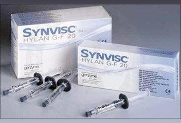 SYNVISC 8 mg/ml steril ELASTOVISKOZ SIVI içeren kullanıma hazır 3 enjektör kutu görseli