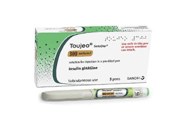 TOUJEO 300 U/ml (1.5 ml) SOLOSTAR SC enjeksiyonluk çözelti içeren kullanıma hazır enjeksiyon kalemi (5 kalem) kutu görseli