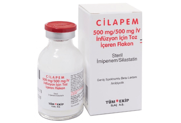 CILAPEM 500/500 mg IV inf. için toz içeren flakon kutu görseli