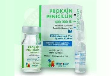 PROCAIN PEN 400000 IU 1 flakon kutu görseli