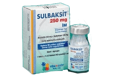 SULBAKSIT IM 250 mg 1 flakon kutu görseli