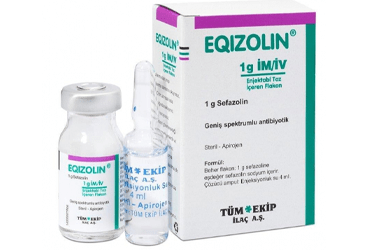 EQIZOLIN- IM/IV 1000 mg 1 flakon kutu görseli