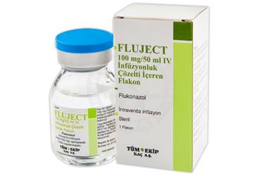 FLUJECT 100 mg/50 ml IV infüzyonluk çözelti içeren 1 flakon kutu görseli