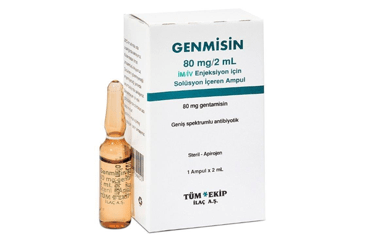 GENMISIN 80 mg 1 ampül kutu görseli