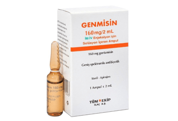 GENMISIN 160 mg/2 ml IM/IV enjektabl 1 flakon kutu görseli