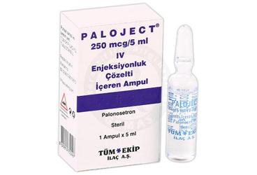 PALOJECT 250 mcg/5 ml IV enjeksiyonluk çözelti içeren 1 flakon kutu görseli