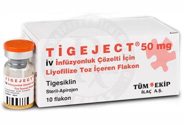 TIGEJECT 50 mg IV infüzyon çöz. için liyofilize toz içeren 10 flakon kutu görseli