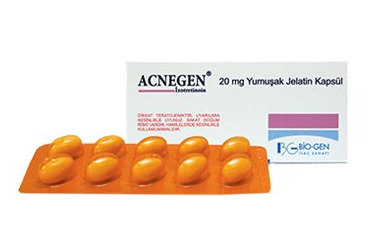 ACNEGEN 20 mg 30 yumuşak jelatin kapsül kutu görseli