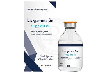 LIV-GAMMA SN 10 G/200 ml IV infüzyonluk çözelti kutu görseli