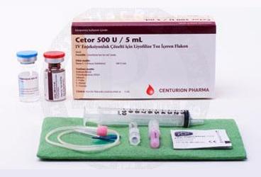 CETOR 5 ml IV enj. için toz içeren flakon kutu görseli
