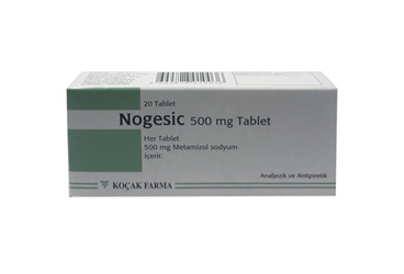 NOGESIC 500 mg 20 tablet kutu görseli