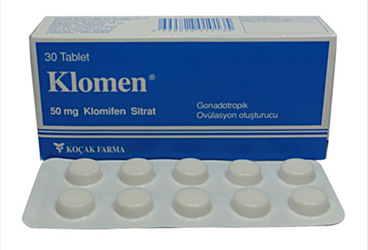 KLOMEN 50 mg 10 tablet kutu görseli