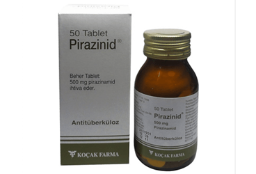 PIRAZINID 500 mg 50 tablet kutu görseli