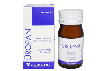 UROPAN 5 mg 100 tablet kutu görseli