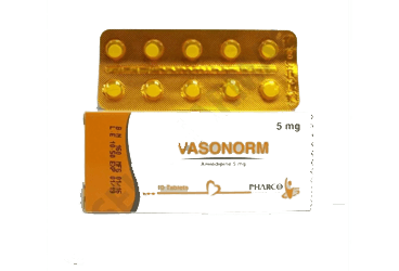 VASONORM 5 mg 30 tablet kutu görseli