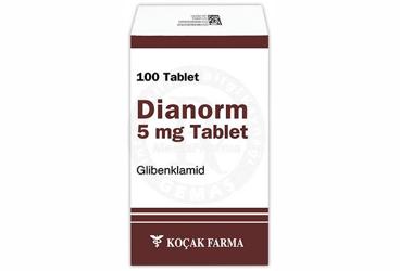 DIANORM 5 mg 100 tablet kutu görseli
