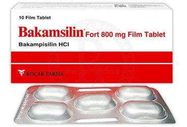 BAKAMSILIN FORT 800 mg 10 tablet kutu görseli