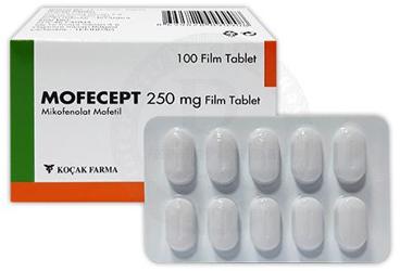 MOFECEPT 250 mg 100 film tablet kutu görseli