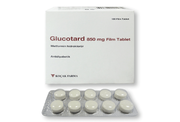 GLUCOTARD 850 mg 100 film tablet kutu görseli