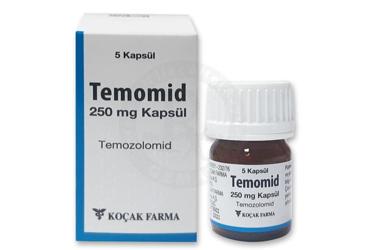 TEMOMID 250 mg 5 kapsül kutu görseli