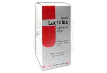 LACTULAC 670mg/ml 100 ml şurup kutu görseli