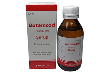 BUTAMCOD 7.5 mg / 5 ml şurup 100 ml kutu görseli