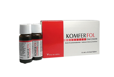 KOMFER FOL oral çözelti 20 flakon kutu görseli
