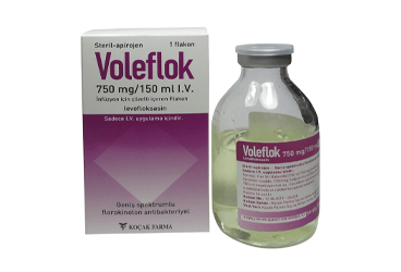 VOLEFLOK 750 mg/150 ml IV infüzyon için steril apirojen çözelti içeren 1 flakon kutu görseli