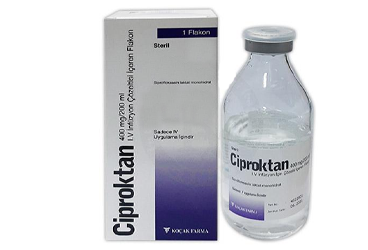 CIPROKTAN 400 mg/200 ml IV inf.çöz.içeren flakon kutu görseli