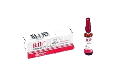 RIF 125 mg 1 ampül kutu görseli