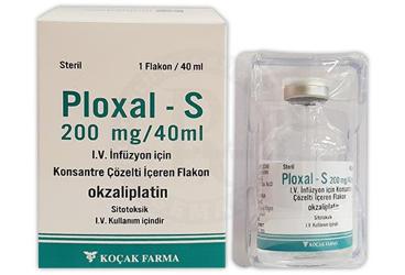 PLOXAL-S 200 mg/40 ml IV inf. için konsantre çöz. içeren flakon kutu görseli