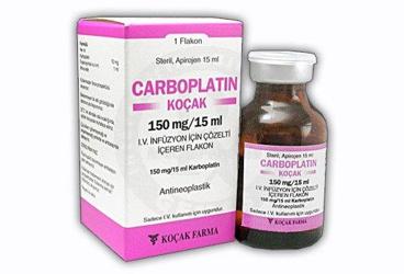 CARBOPLATIN-KOCAK 150 mg/15 ml IV infüzyon için solüsyon içeren flakon kutu görseli