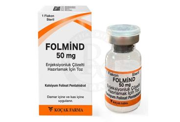 FOLMIND 50 mg enjeksiyonluk çözelti hazırlamak için toz kutu görseli