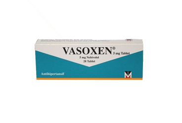VASOXEN 5 mg 28 tablet kutu görseli