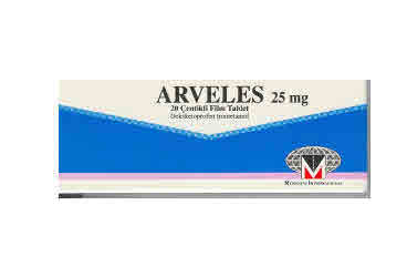 ARVELES 25 mg 30 film tablet kutu görseli
