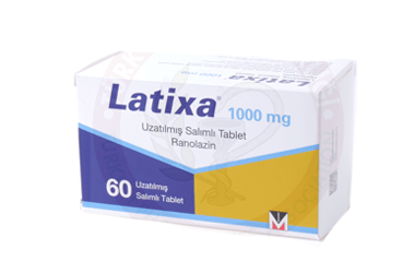 LATIXA 1000 mg uzatılmış salınımlı 60 tablet kutu görseli