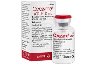 CEREZYME 400 U 1 flakon {Genzyme} kutu görseli